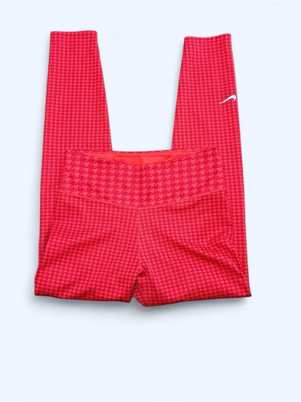 Nike Red Houndstooth Leggings